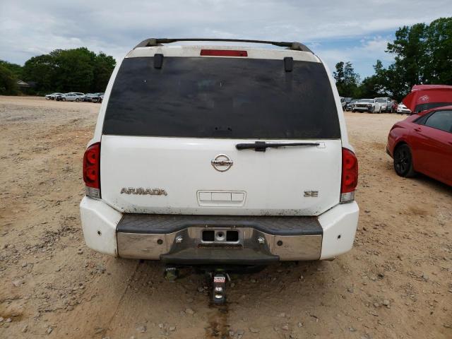 5N1AA08B76N720037 - 2006 NISSAN ARMADA SE WHITE photo 6