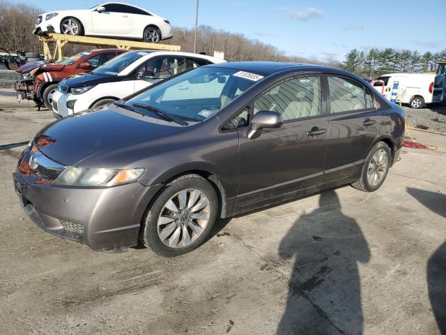 19XFA1F9XAE038959 - 2010 HONDA CIVIC EXL GRAY photo 1