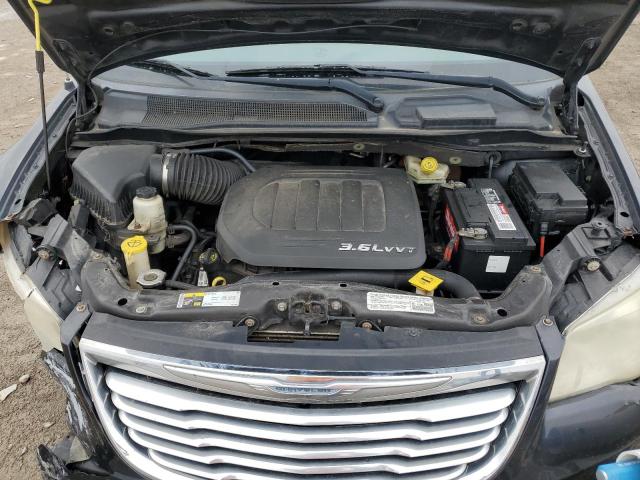 2C4RC1CG7ER107220 - 2014 CHRYSLER TOWN & COU TOURING L GRAY photo 12