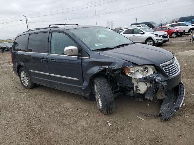 2C4RC1CG7ER107220 - 2014 CHRYSLER TOWN & COU TOURING L GRAY photo 4