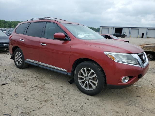 5N1AR2MN8EC683613 - 2014 NISSAN PATHFINDER S MAROON photo 4