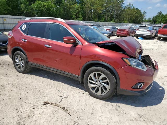 5N1AT2MT3FC797763 - 2015 NISSAN ROGUE S RED photo 4
