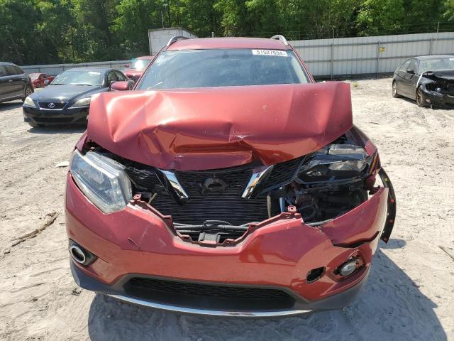5N1AT2MT3FC797763 - 2015 NISSAN ROGUE S RED photo 5