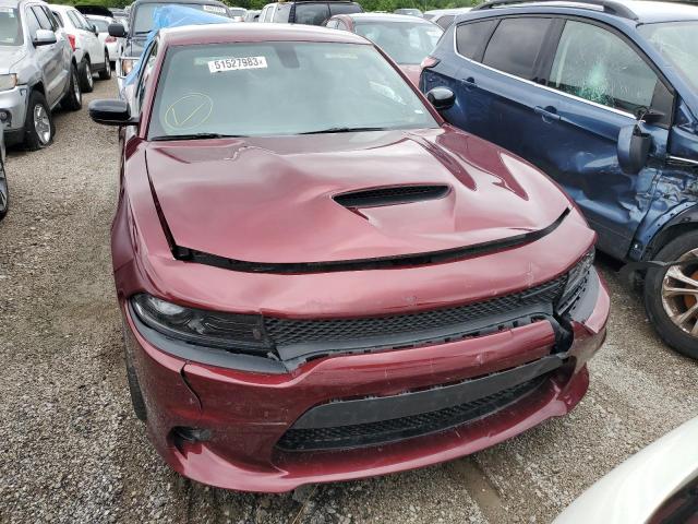 2C3CDXCT1NH183786 - 2022 DODGE CHARGER R/T RED photo 5