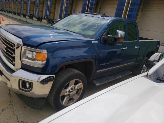 1GT22TEG3GZ394335 - 2016 GMC SIERRA K2500 SLT BLUE photo 1