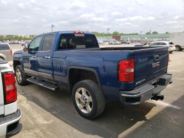 1GT22TEG3GZ394335 - 2016 GMC SIERRA K2500 SLT BLUE photo 2