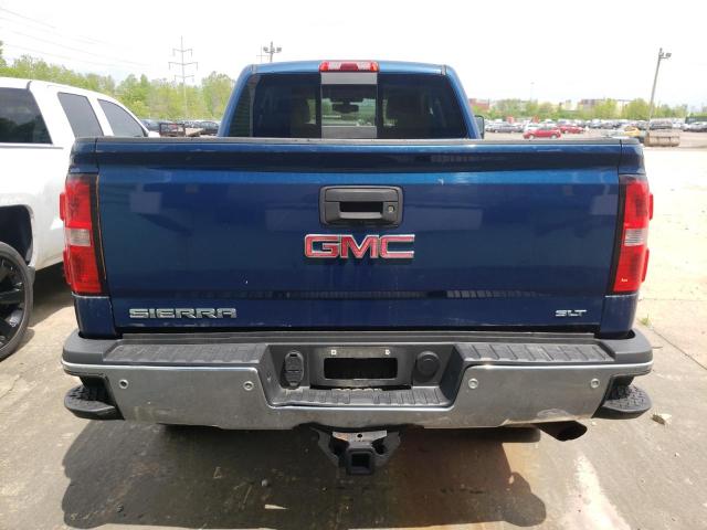 1GT22TEG3GZ394335 - 2016 GMC SIERRA K2500 SLT BLUE photo 6