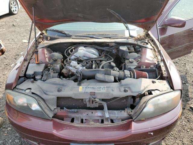 1LNHM86S01Y664196 - 2001 LINCOLN LS 勃艮第红 照片 11