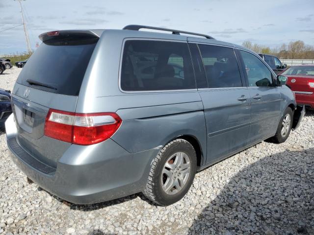 5FNRL38677B049992 - 2007 HONDA ODYSSEY EXL TURQUOISE photo 3