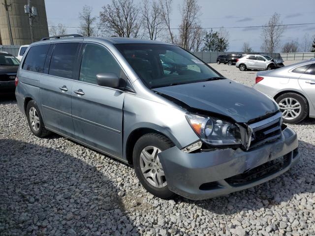 5FNRL38677B049992 - 2007 HONDA ODYSSEY EXL TURQUOISE photo 4