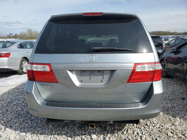 5FNRL38677B049992 - 2007 HONDA ODYSSEY EXL TURQUOISE photo 6