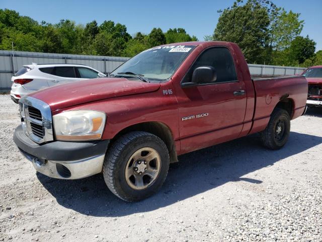 1D7HA16K26J227598 - 2006 DODGE RAM 1500 ST RED photo 1