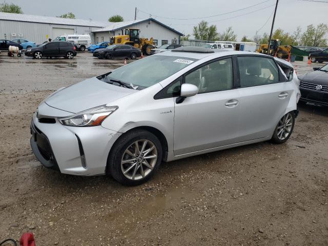 JTDZN3EU4FJ020132 - 2015 TOYOTA PRIUS V SILVER photo 1