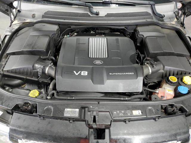 SALSP2E4XDA782313 - 2013 LAND ROVER RANGE ROVE AUTOBIOGRAPHY GRAY photo 11