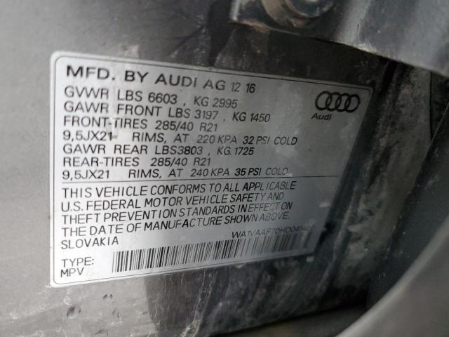 WA1VAAF70HD041420 - 2017 AUDI Q7 PRESTIGE 灰色 照片 13