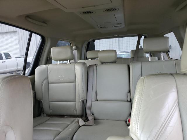 5N3AA08C16N806430 - 2006 INFINITI QX56 WHITE photo 10