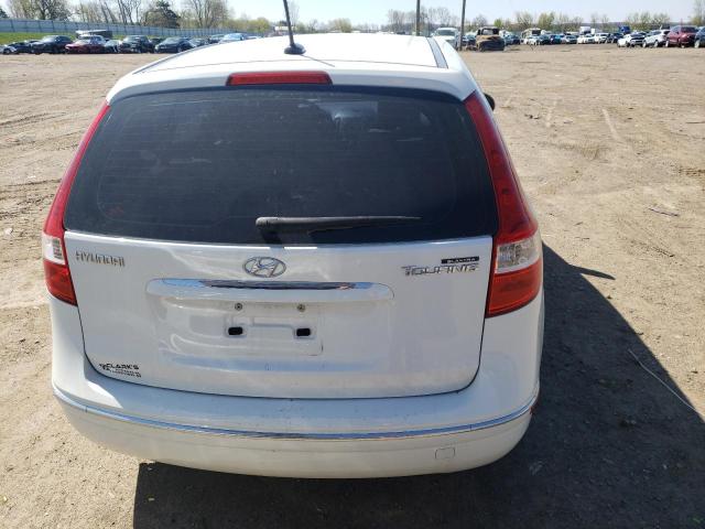 KMHDB8AE3BU092538 - 2011 HYUNDAI ELANTRA TO GLS WHITE photo 6