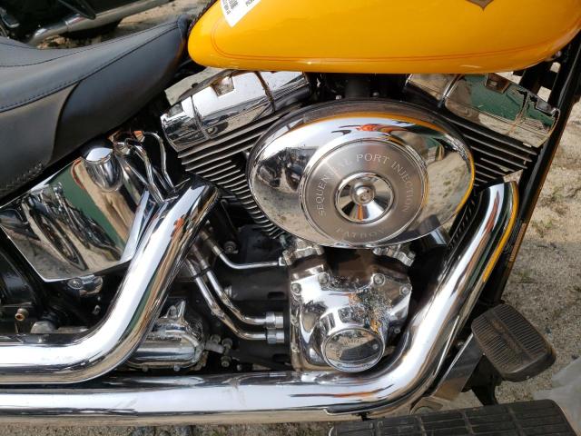 1HD1BXB181Y078511 - 2001 HARLEY-DAVIDSON FLSTFI YELLOW photo 7