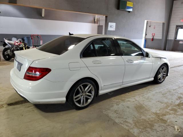 WDDGF4HB9EA965487 - 2014 MERCEDES-BENZ C 250 WHITE photo 3