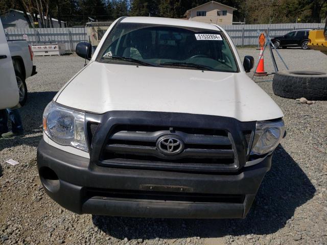 5TENX4CN5AZ693679 - 2010 TOYOTA TACOMA WHITE photo 5