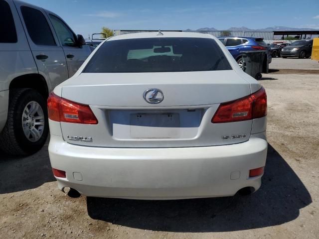 JTHBK262472042837 - 2007 LEXUS IS250 250 WHITE photo 6