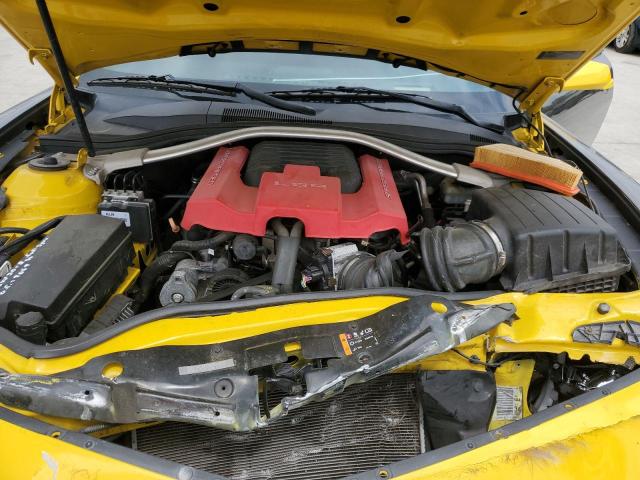 2G1FL1EP1D9800033 - 2013 CHEVROLET CAMARO ZL1 YELLOW photo 11