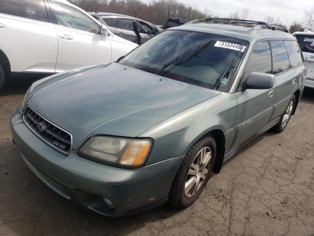 4S3BH815147621027 - 2004 SUBARU LEGACY OUTBACK H6 3.0 SPECIAL GREEN photo 1