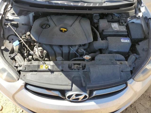 KMHDH4AE2CU433680 - 2012 HYUNDAI ELANTRA GLS SILVER photo 11