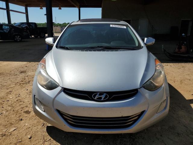 KMHDH4AE2CU433680 - 2012 HYUNDAI ELANTRA GLS SILVER photo 5