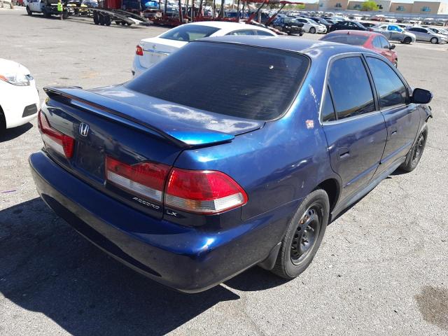 1HGCG66581A111956 - 2001 HONDA ACCORD LX BLUE photo 3