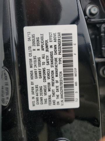 JH4CU2F67DC012724 - 2013 ACURA TSX TECH BLACK photo 12