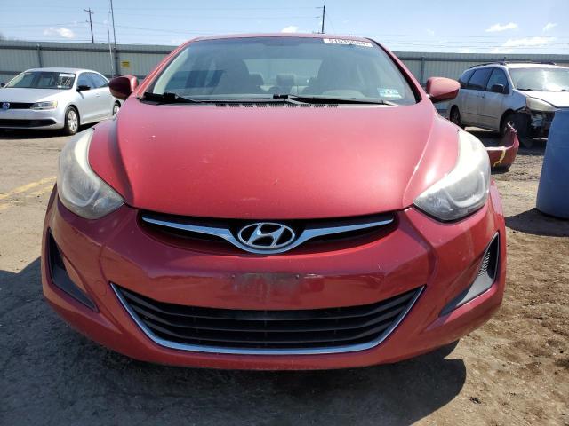 KMHDH4AE8FU266942 - 2015 HYUNDAI ELANTRA SE RED photo 5