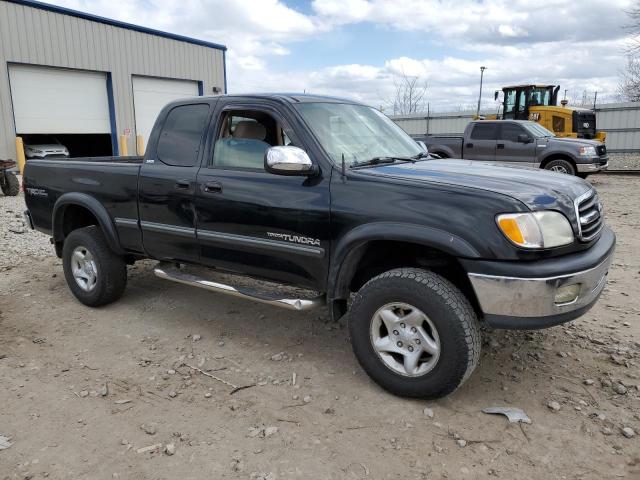 5TBBT44102S332247 - 2002 TOYOTA TUNDRA ACCESS CAB BLACK photo 4