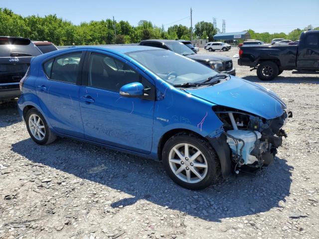 JTDKDTB34F1577641 - 2015 TOYOTA PRIUS C BLUE photo 4