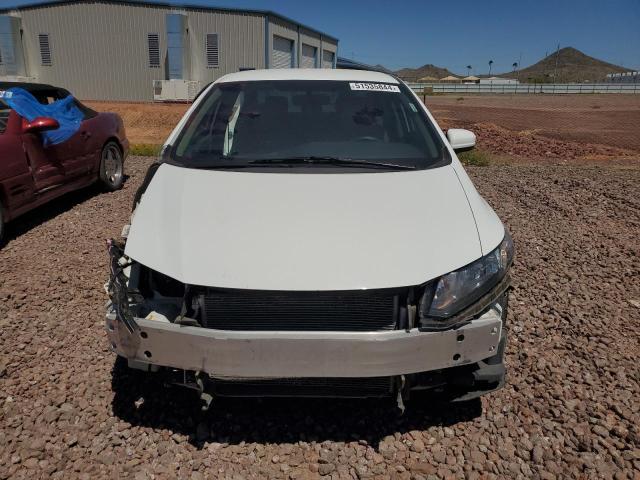 19XFB2F57FE001536 - 2015 HONDA CIVIC LX WHITE photo 5