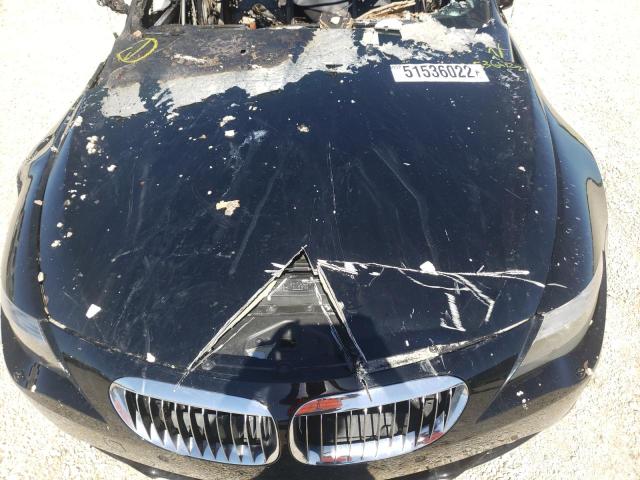 WBAEK73454B260621 - 2005 BMW 645 CI AUTOMATIC BLACK photo 7
