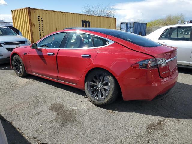 5YJSA1E26JF260623 - 2018 TESLA MODEL S RED photo 2