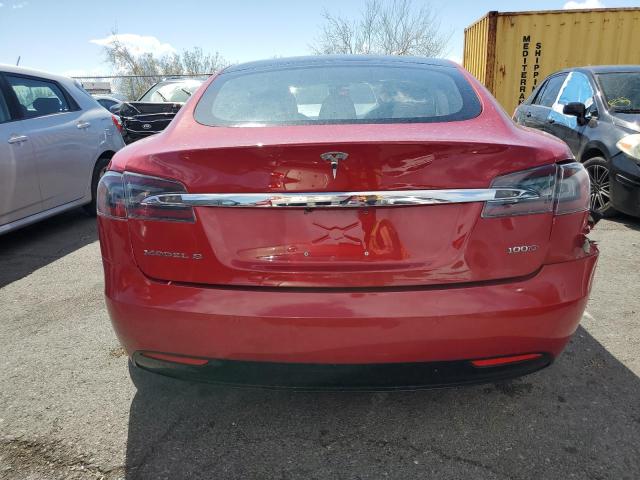 5YJSA1E26JF260623 - 2018 TESLA MODEL S RED photo 6