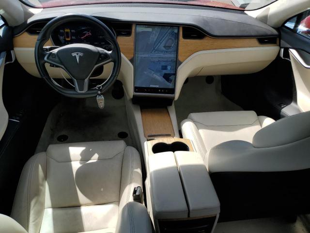 5YJSA1E26JF260623 - 2018 TESLA MODEL S RED photo 8