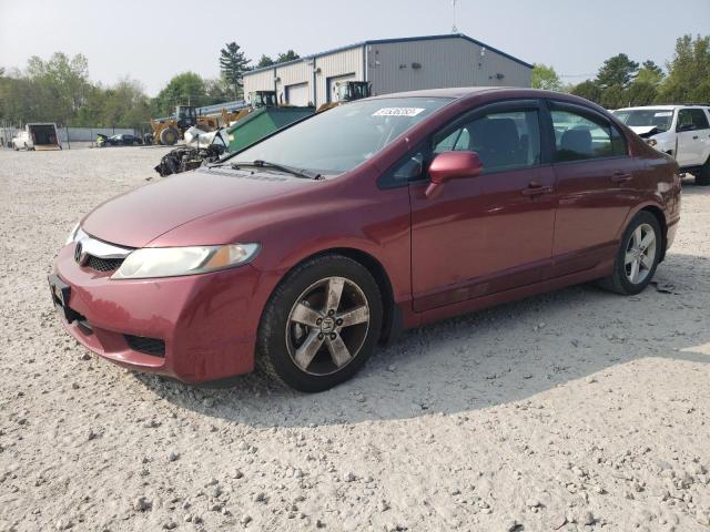 2HGFA1F63AH532303 - 2010 HONDA CIVIC LX-S برغندي صورة 1