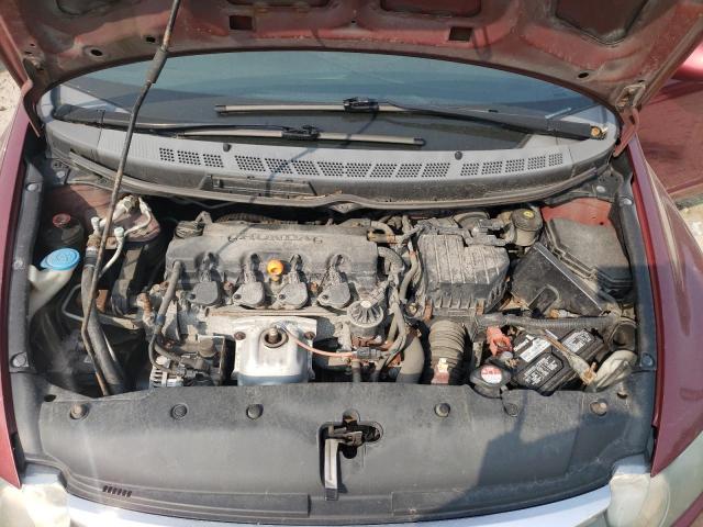 2HGFA1F63AH532303 - 2010 HONDA CIVIC LX-S برغندي صورة 11