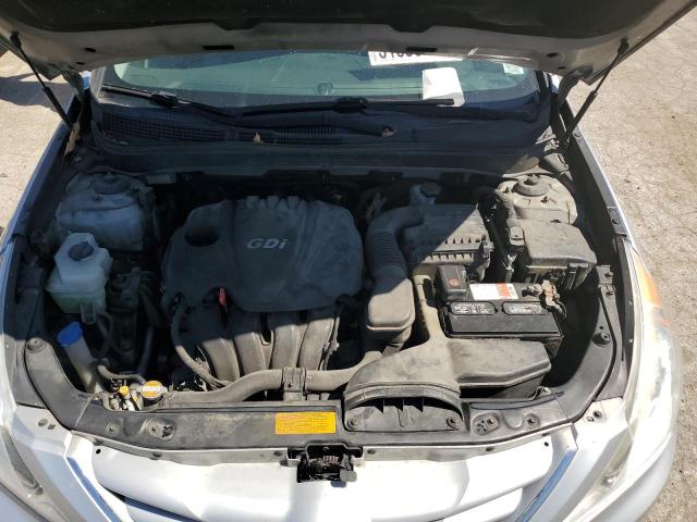 5NPEB4AC3CH496712 - 2012 HYUNDAI SONATA GLS SILVER photo 11