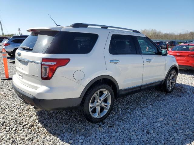 1FM5K7F8XEGC57148 - 2014 FORD EXPLORER LIMITED WHITE photo 3