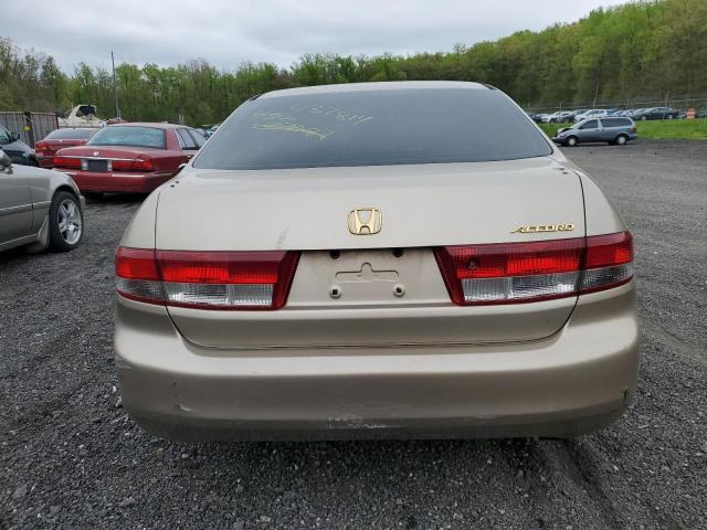 1HGCM56474A019235 - 2004 HONDA ACCORD LX GOLD photo 6