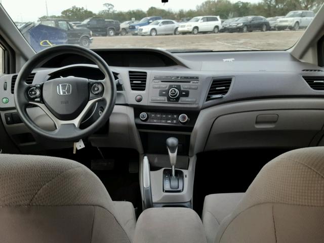 19XFB2F56CE104152 - 2012 HONDA CIVIC LX GRAY photo 9