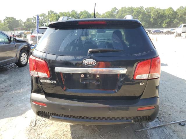 5XYKU3A63CG227702 - 2012 KIA SORENTO EX BLACK photo 6