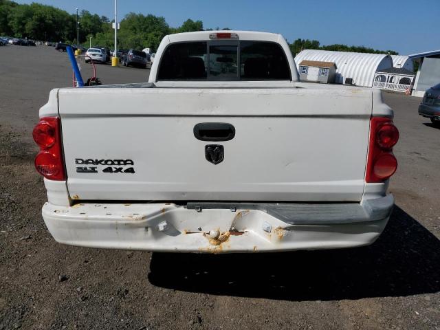 1D7HW42K97S215484 - 2007 DODGE DAKOTA SLT WHITE photo 6