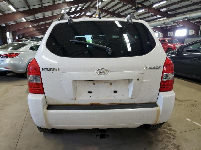 KM8JM12B98U914177 - 2008 HYUNDAI TUCSON GLS WHITE photo 6