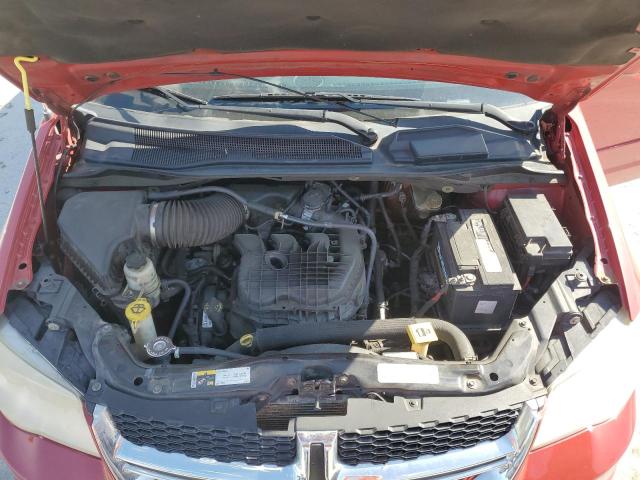 2C4RDGCG7ER321589 - 2014 DODGE GRAND CARA SXT RED photo 11