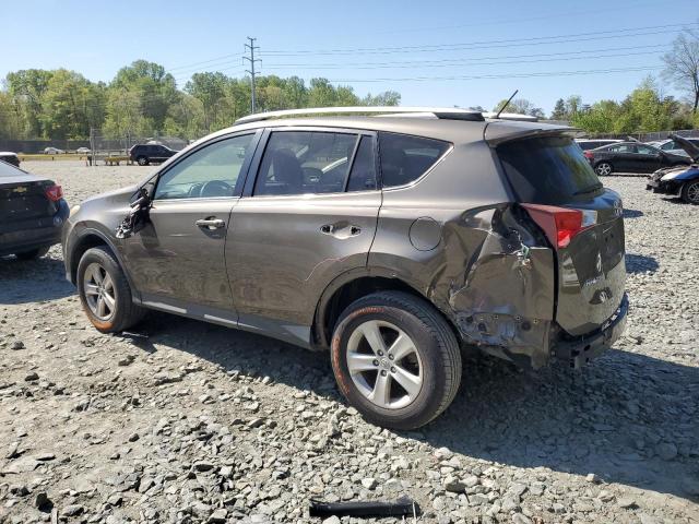 JTMWFREVXDD006808 - 2013 TOYOTA RAV4 XLE BROWN photo 2